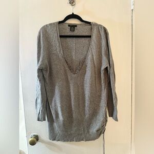 BCBG Grey Long Sweater